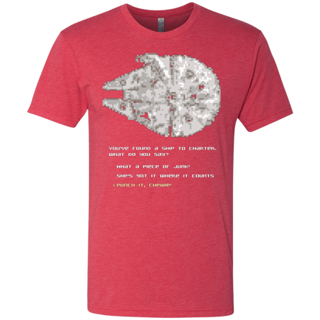 T-Shirts Vintage Red / Small 8-Bit Charter Men's Triblend T-Shirt