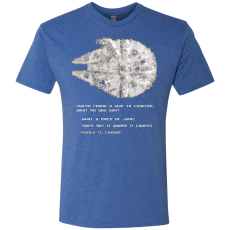 T-Shirts Vintage Royal / Small 8-Bit Charter Men's Triblend T-Shirt