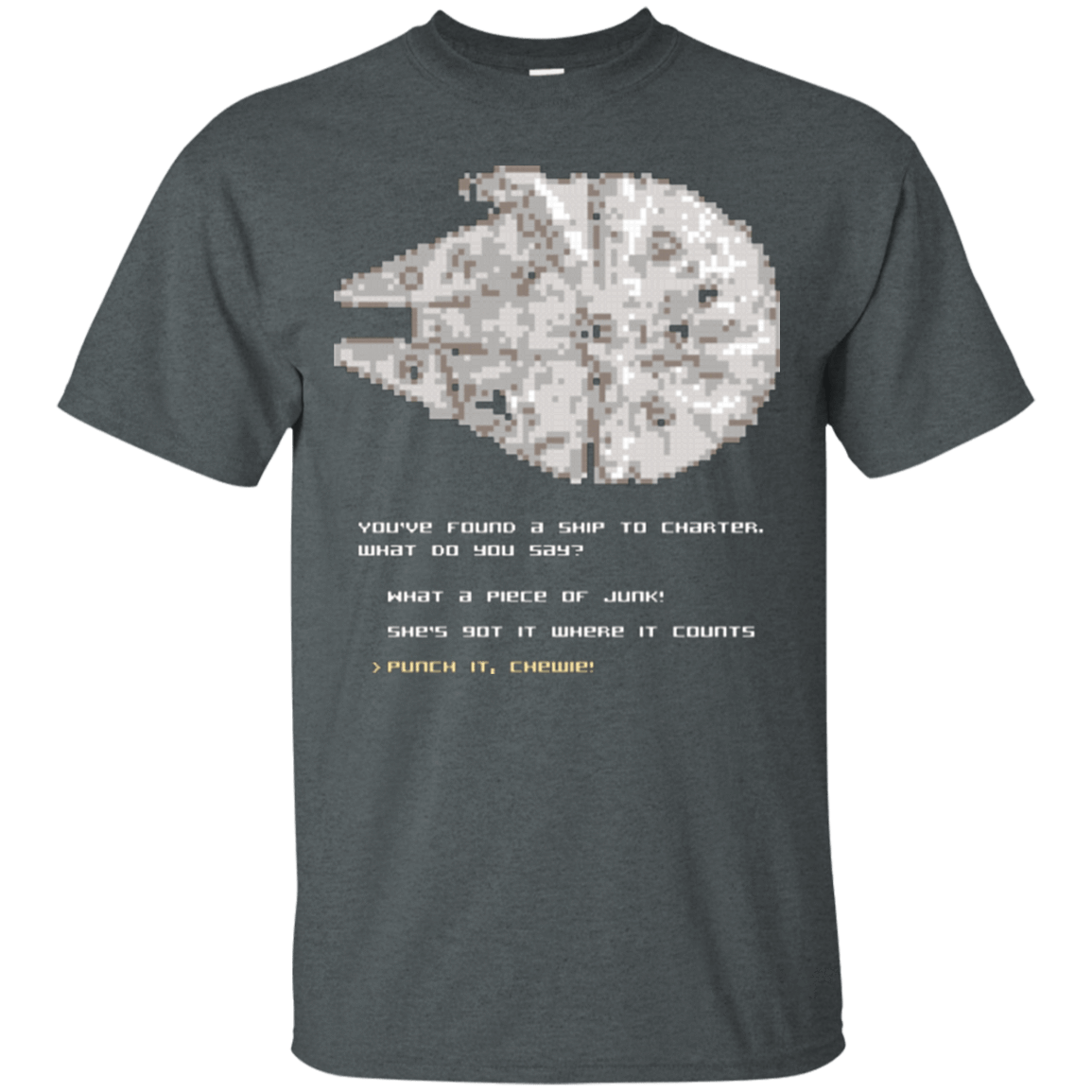 T-Shirts Dark Heather / Small 8-Bit Charter T-Shirt