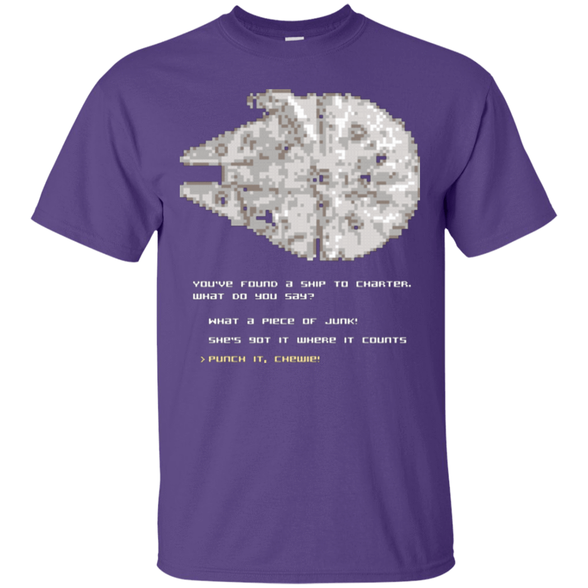 T-Shirts Purple / Small 8-Bit Charter T-Shirt