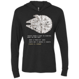 T-Shirts Vintage Black / X-Small 8-Bit Charter Triblend Long Sleeve Hoodie Tee