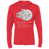 T-Shirts Vintage Red / X-Small 8-Bit Charter Triblend Long Sleeve Hoodie Tee