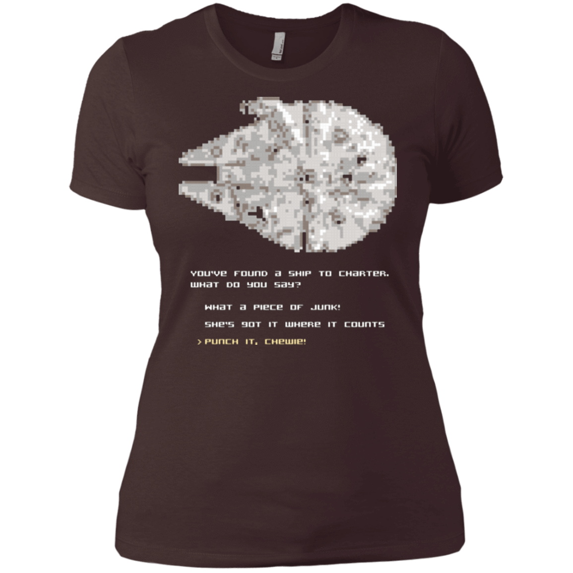 T-Shirts Dark Chocolate / X-Small 8-Bit Charter Women's Premium T-Shirt