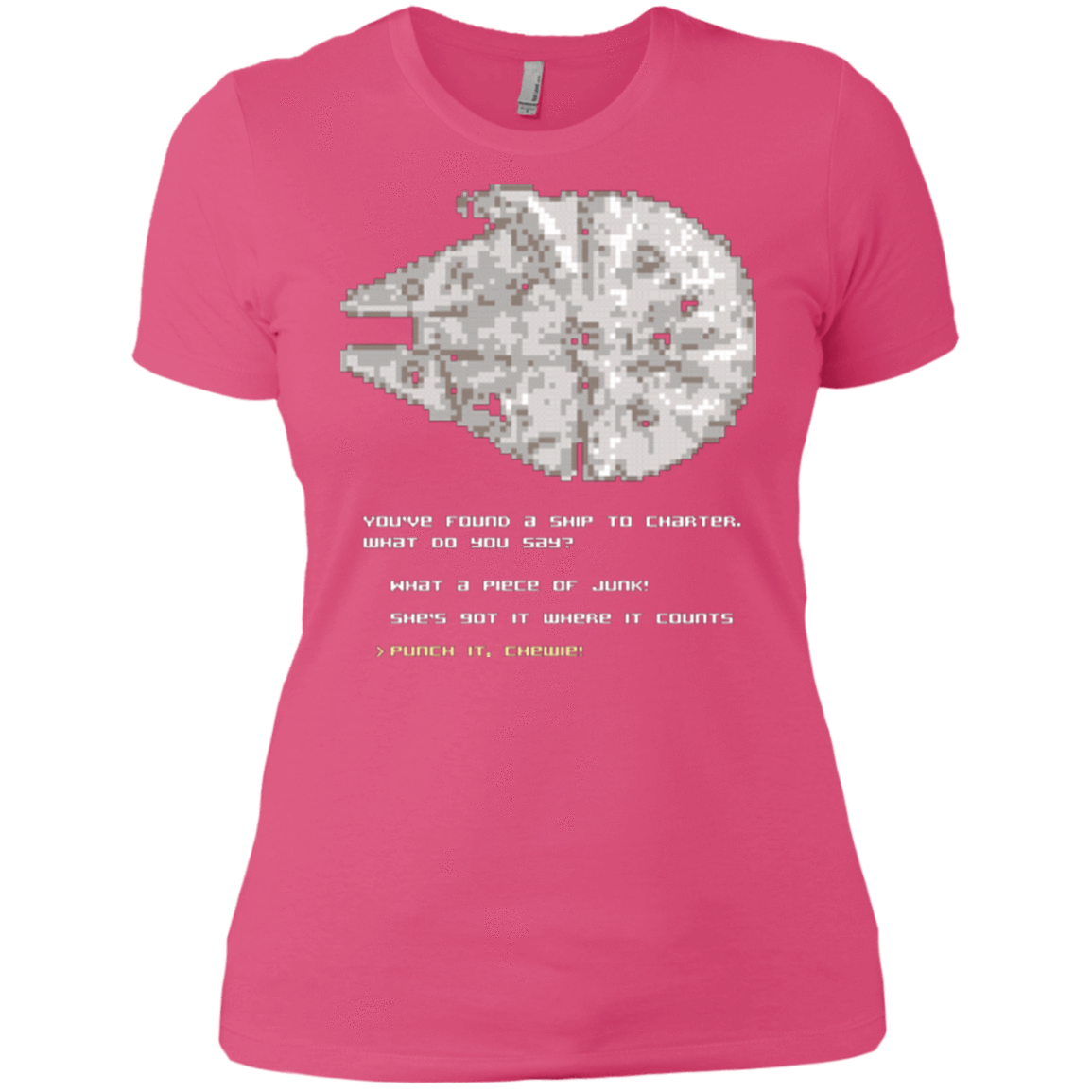 T-Shirts Hot Pink / X-Small 8-Bit Charter Women's Premium T-Shirt