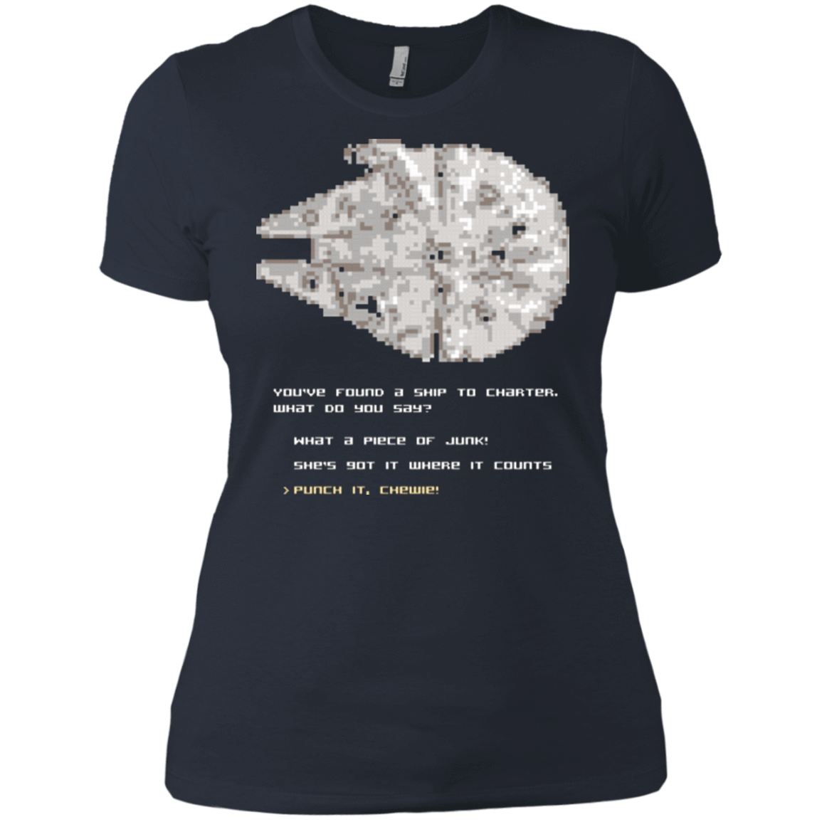 T-Shirts Indigo / X-Small 8-Bit Charter Women's Premium T-Shirt