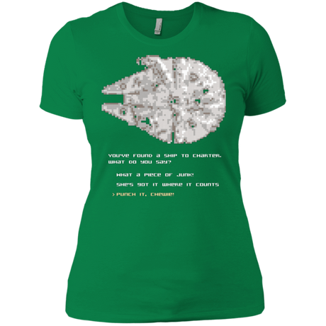 T-Shirts Kelly Green / X-Small 8-Bit Charter Women's Premium T-Shirt