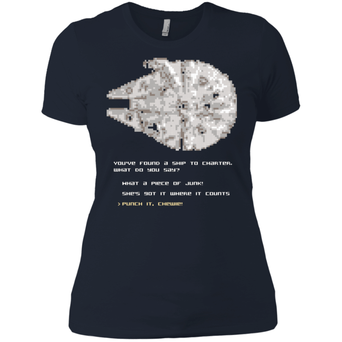 T-Shirts Midnight Navy / X-Small 8-Bit Charter Women's Premium T-Shirt