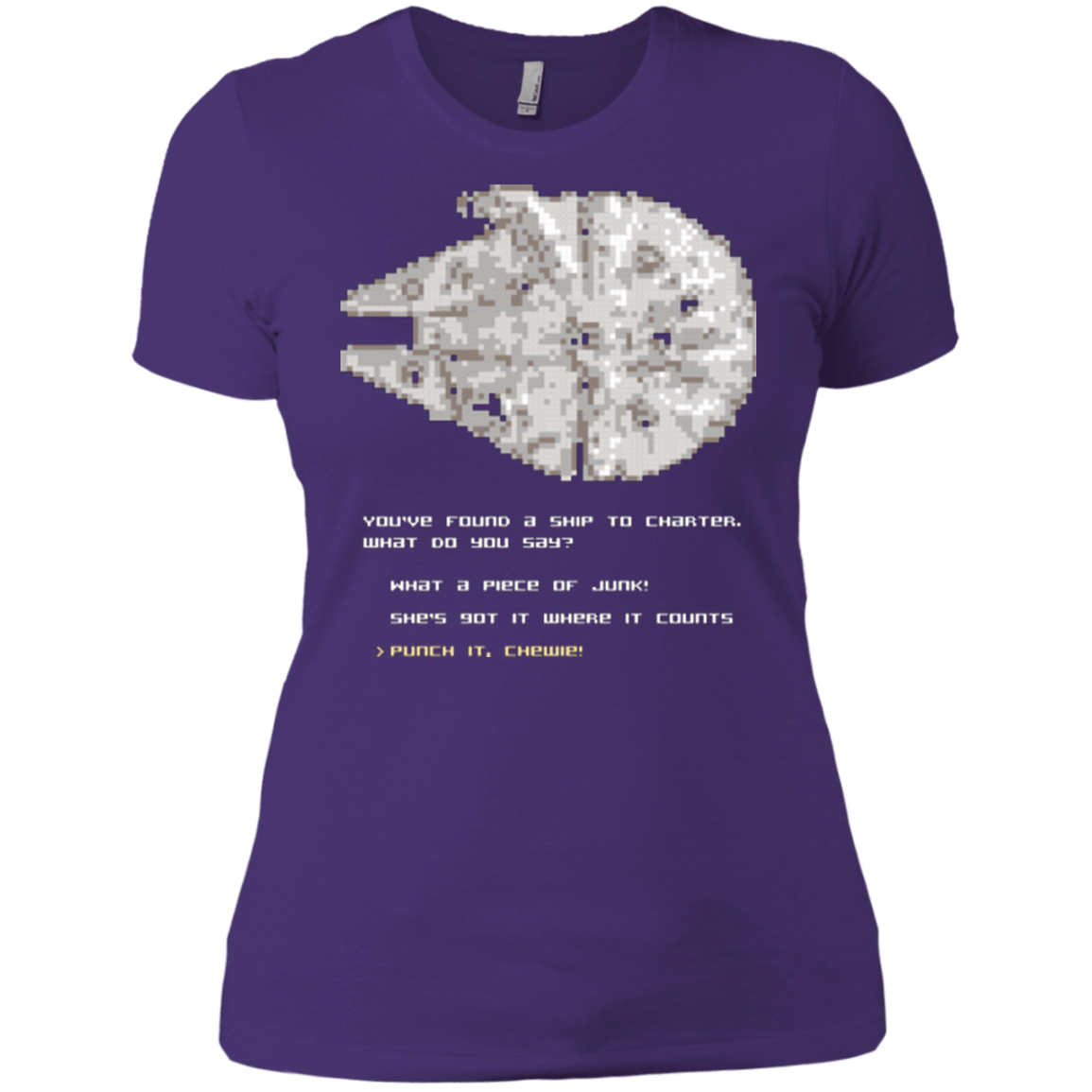 T-Shirts Purple / X-Small 8-Bit Charter Women's Premium T-Shirt