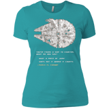 T-Shirts Tahiti Blue / X-Small 8-Bit Charter Women's Premium T-Shirt