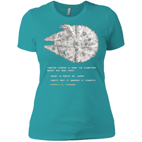T-Shirts Tahiti Blue / X-Small 8-Bit Charter Women's Premium T-Shirt