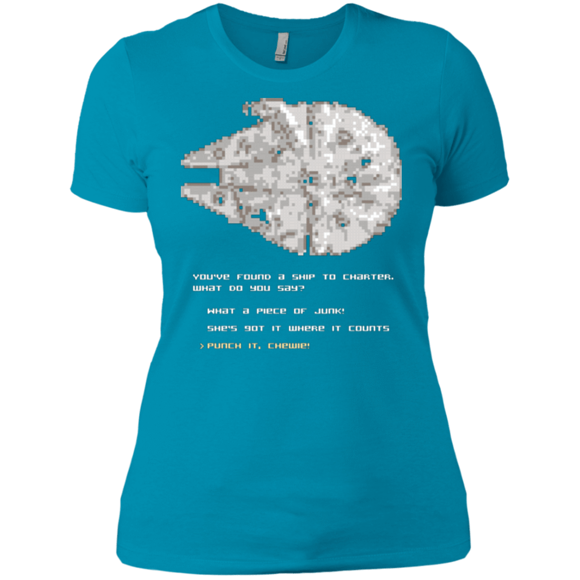 T-Shirts Turquoise / X-Small 8-Bit Charter Women's Premium T-Shirt