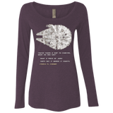 T-Shirts Vintage Purple / Small 8-Bit Charter Women's Triblend Long Sleeve Shirt