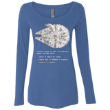 T-Shirts Vintage Royal / Small 8-Bit Charter Women's Triblend Long Sleeve Shirt