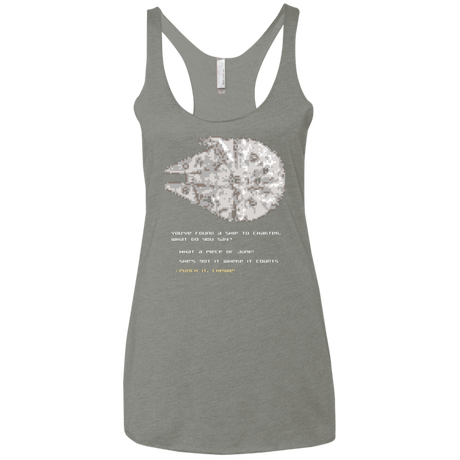 T-Shirts Venetian Grey / X-Small 8-Bit Charter Women's Triblend Racerback Tank