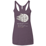 T-Shirts Vintage Purple / X-Small 8-Bit Charter Women's Triblend Racerback Tank