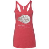 T-Shirts Vintage Red / X-Small 8-Bit Charter Women's Triblend Racerback Tank