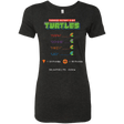 T-Shirts Vintage Black / Small 8 Bit Turtles Women's Triblend T-Shirt