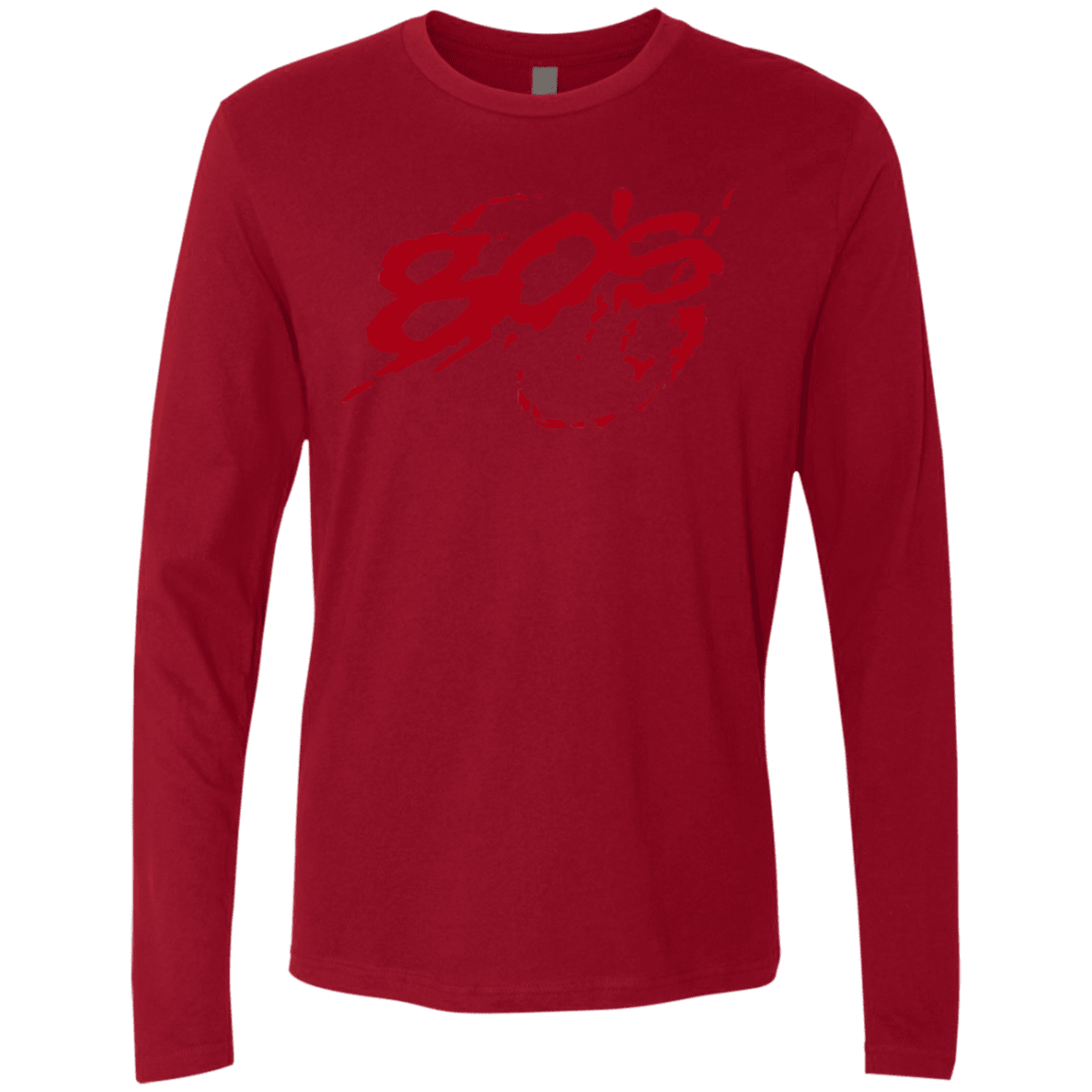 T-Shirts Cardinal / Small 80s 300 Men's Premium Long Sleeve