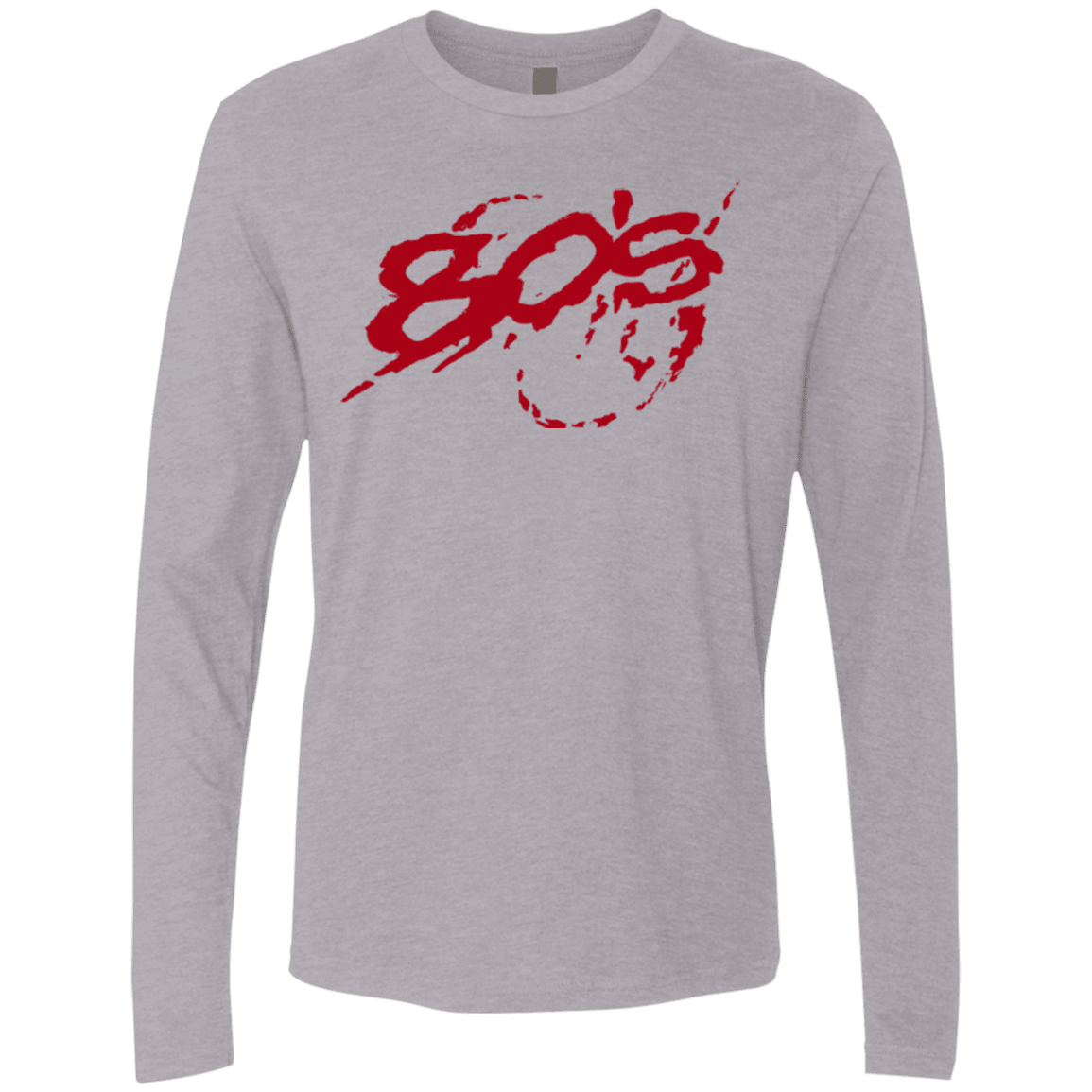 T-Shirts Heather Grey / Small 80s 300 Men's Premium Long Sleeve