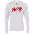 T-Shirts Heather White / X-Small 80s 300 Triblend Long Sleeve Hoodie Tee