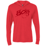 T-Shirts Vintage Red / X-Small 80s 300 Triblend Long Sleeve Hoodie Tee