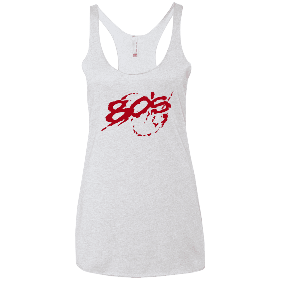 T-Shirts Heather White / X-Small 80s 300 Women's Triblend Racerback Tank