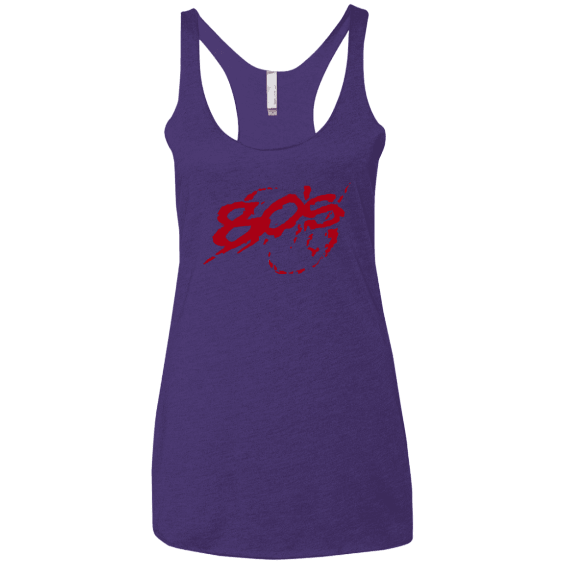 T-Shirts Purple / X-Small 80s 300 Women's Triblend Racerback Tank