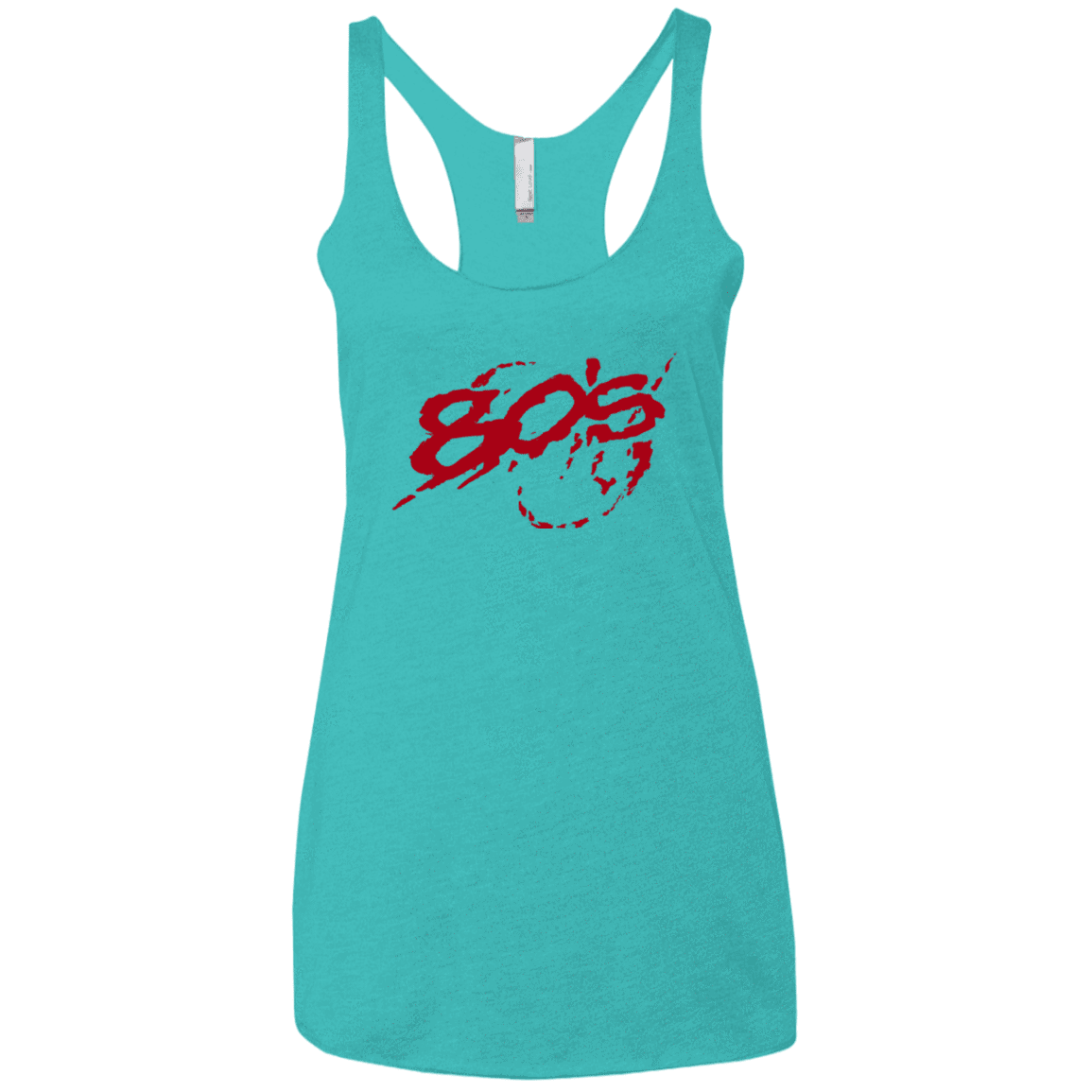 T-Shirts Tahiti Blue / X-Small 80s 300 Women's Triblend Racerback Tank