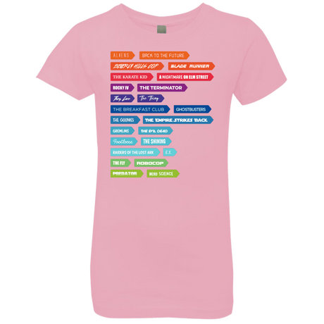 T-Shirts Light Pink / YXS 80s Classics Girls Premium T-Shirt