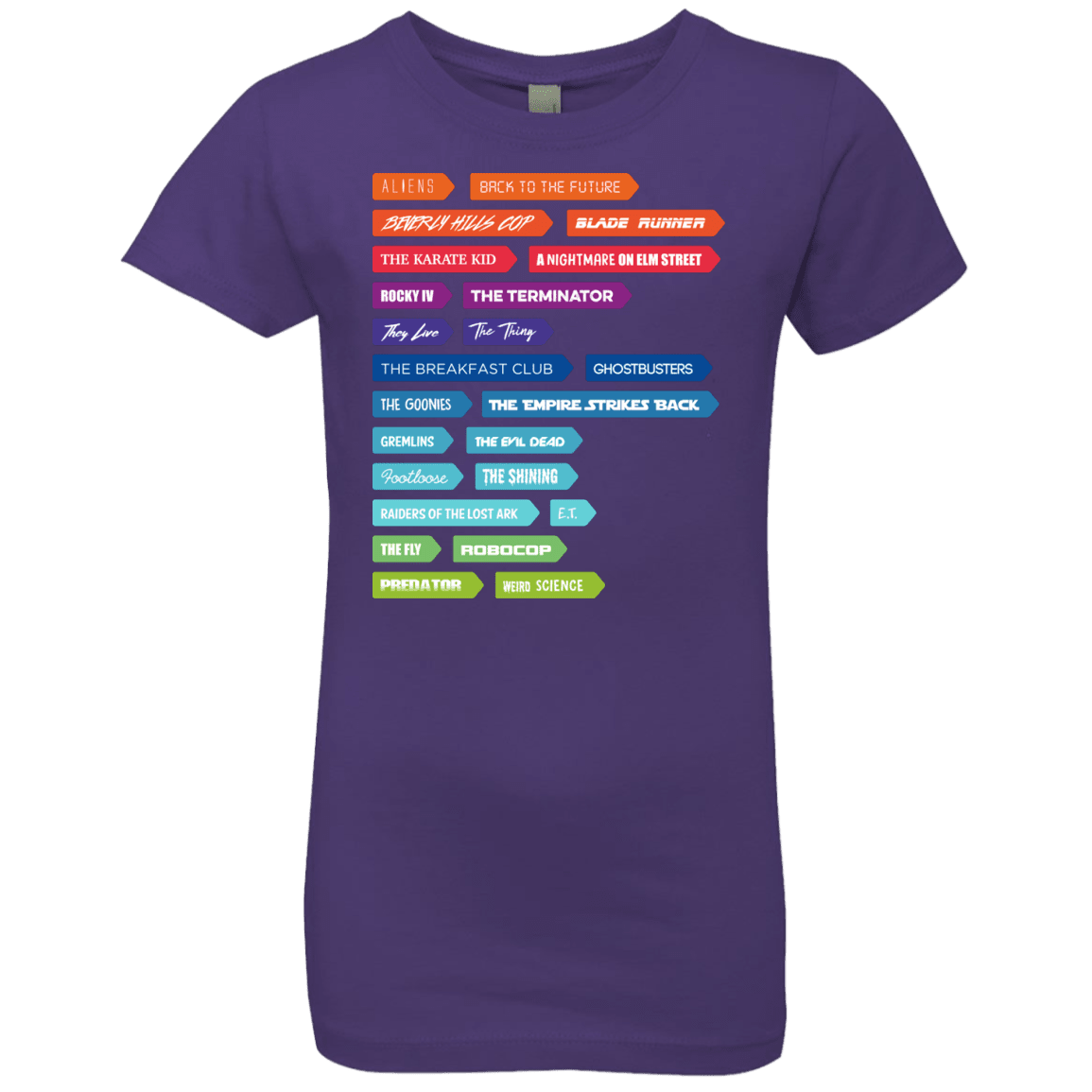 T-Shirts Purple Rush / YXS 80s Classics Girls Premium T-Shirt