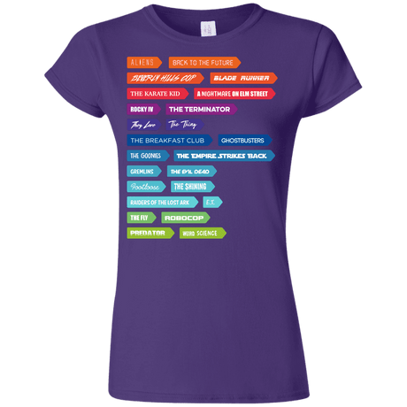 T-Shirts Purple / S 80s Classics Junior Slimmer-Fit T-Shirt