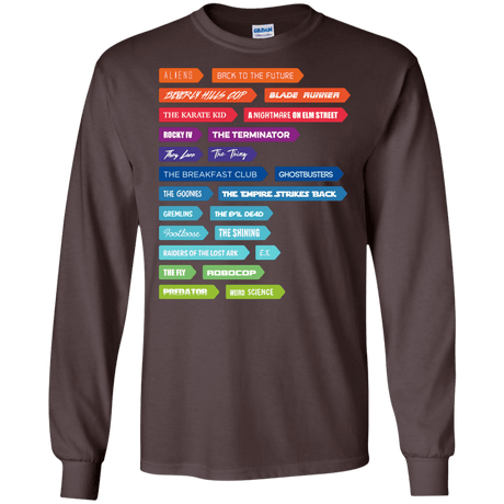 T-Shirts Dark Chocolate / S 80s Classics Men's Long Sleeve T-Shirt