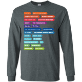 T-Shirts Dark Heather / S 80s Classics Men's Long Sleeve T-Shirt