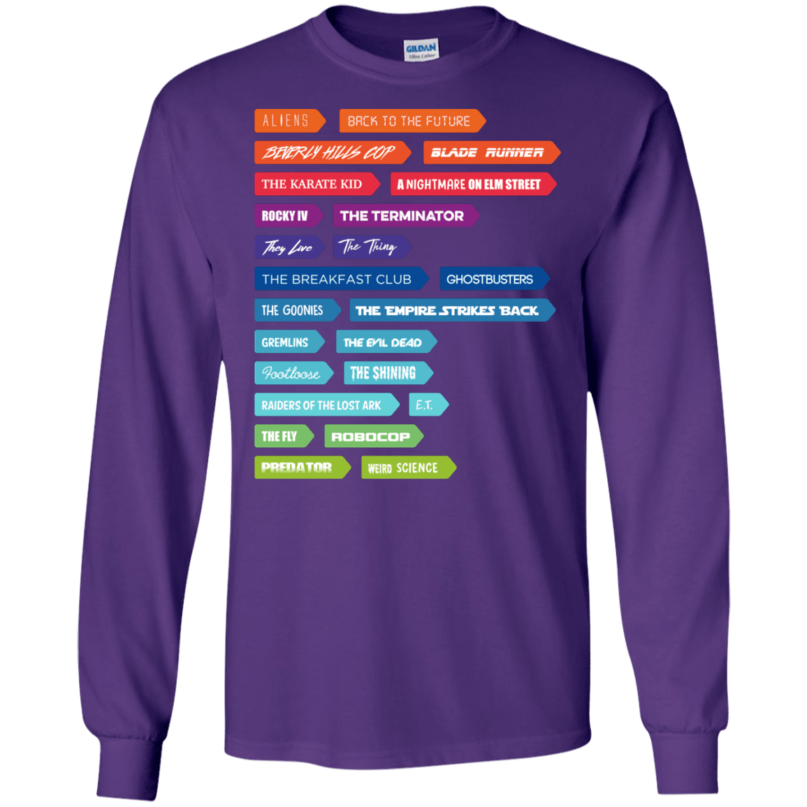 T-Shirts Purple / S 80s Classics Men's Long Sleeve T-Shirt