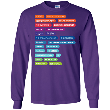 T-Shirts Purple / S 80s Classics Men's Long Sleeve T-Shirt