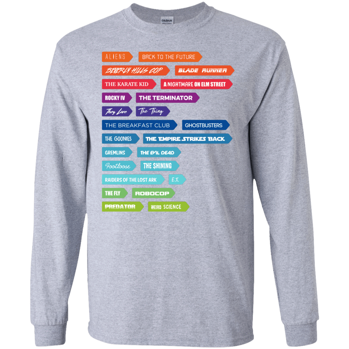 T-Shirts Sport Grey / S 80s Classics Men's Long Sleeve T-Shirt