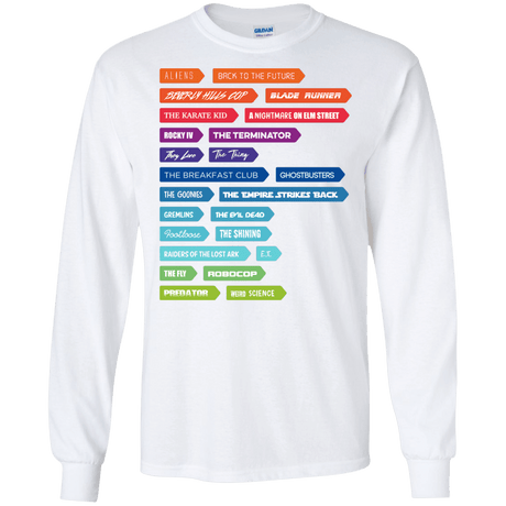 T-Shirts White / S 80s Classics Men's Long Sleeve T-Shirt