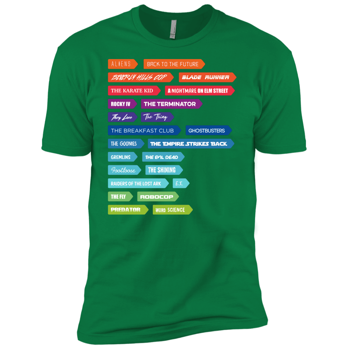 T-Shirts Kelly Green / X-Small 80s Classics Men's Premium T-Shirt