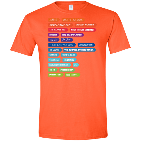 T-Shirts Orange / S 80s Classics Men's Semi-Fitted Softstyle