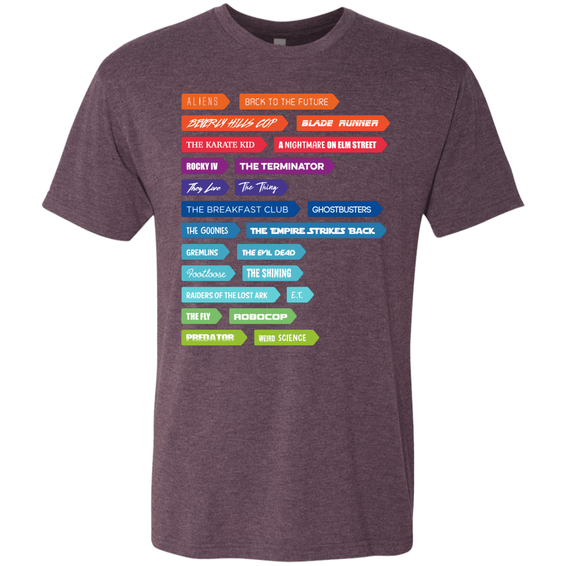 T-Shirts Vintage Purple / S 80s Classics Men's Triblend T-Shirt