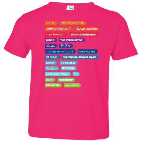 T-Shirts Hot Pink / 2T 80s Classics Toddler Premium T-Shirt
