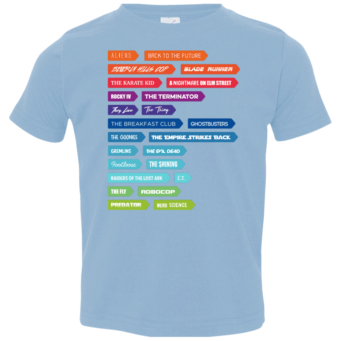 T-Shirts Light Blue / 2T 80s Classics Toddler Premium T-Shirt