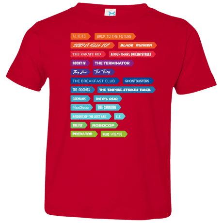 T-Shirts Red / 2T 80s Classics Toddler Premium T-Shirt