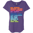 T-Shirts Purple Rush / X-Small 80s Classics Triblend Dolman Sleeve