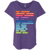 T-Shirts Purple Rush / X-Small 80s Classics Triblend Dolman Sleeve