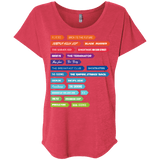 T-Shirts Vintage Red / X-Small 80s Classics Triblend Dolman Sleeve