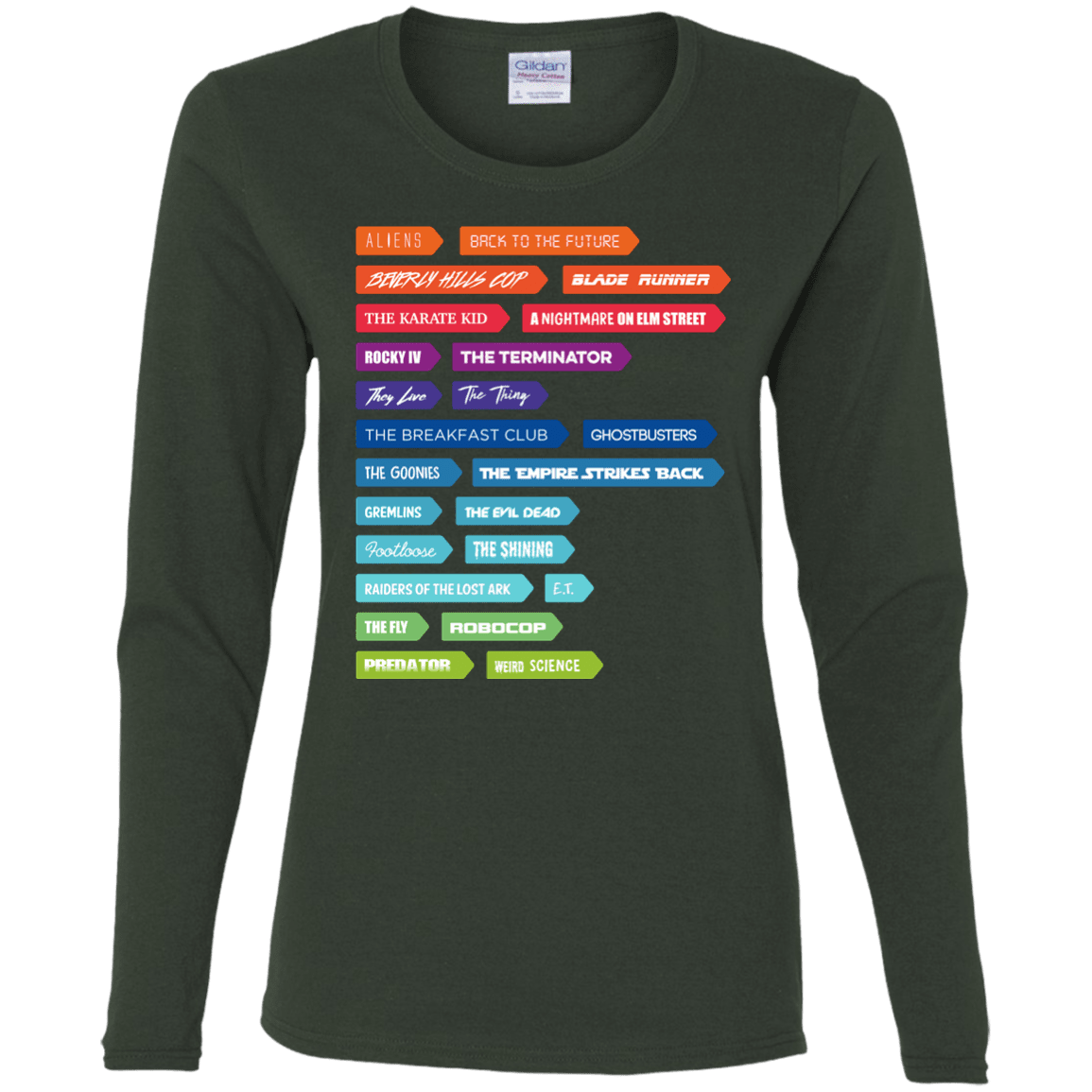 T-Shirts Forest / S 80s Classics Women's Long Sleeve T-Shirt