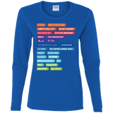 T-Shirts Royal / S 80s Classics Women's Long Sleeve T-Shirt