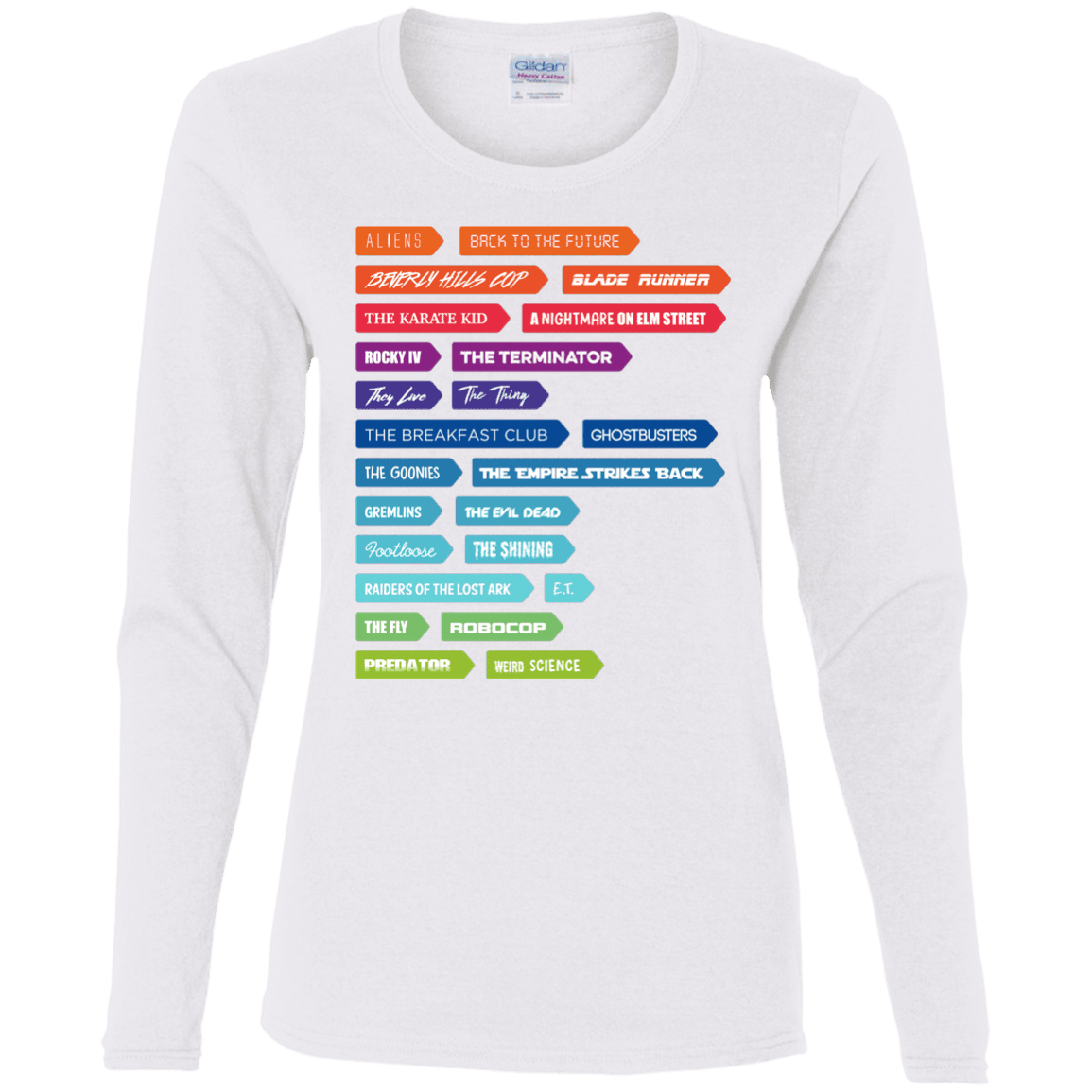 T-Shirts White / S 80s Classics Women's Long Sleeve T-Shirt