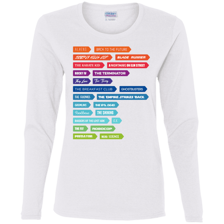 T-Shirts White / S 80s Classics Women's Long Sleeve T-Shirt